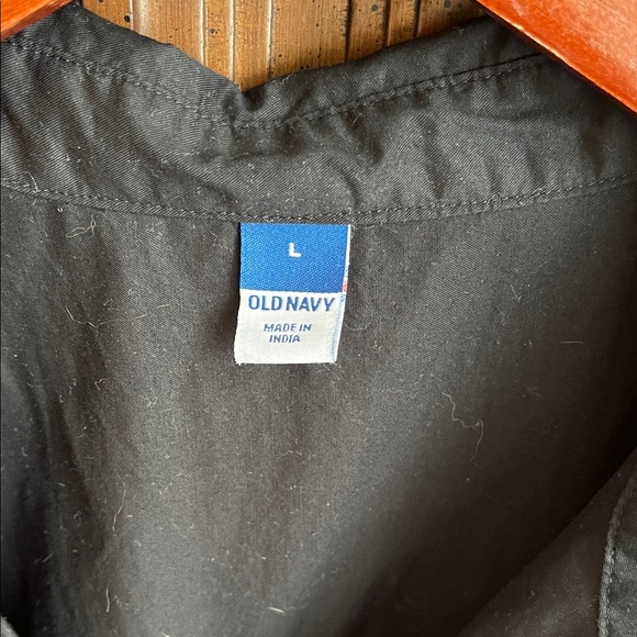 Black Button-Up Shirt Dress - Picture 4 of 8